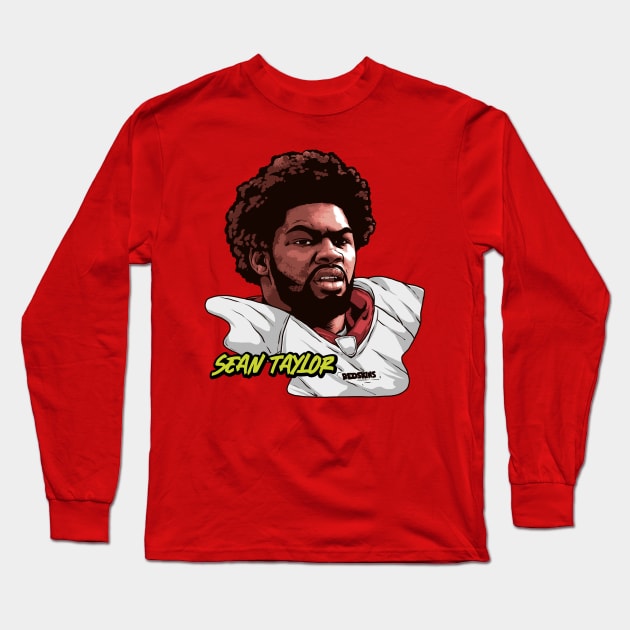 sean taylor Long Sleeve T-Shirt by gintocolo